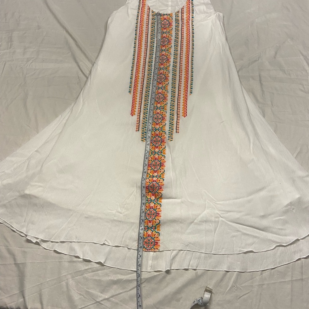 Chico's Dress with Colorful Embroidery